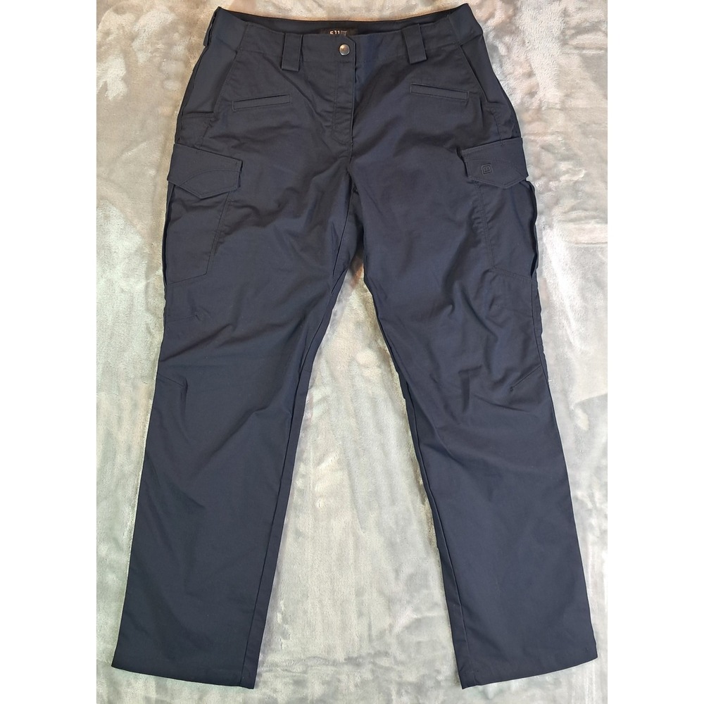 5.11 Tactical Apex Pants Womens 14 Dark Navy Blue Flex Tac Stretch Cargo Duty
